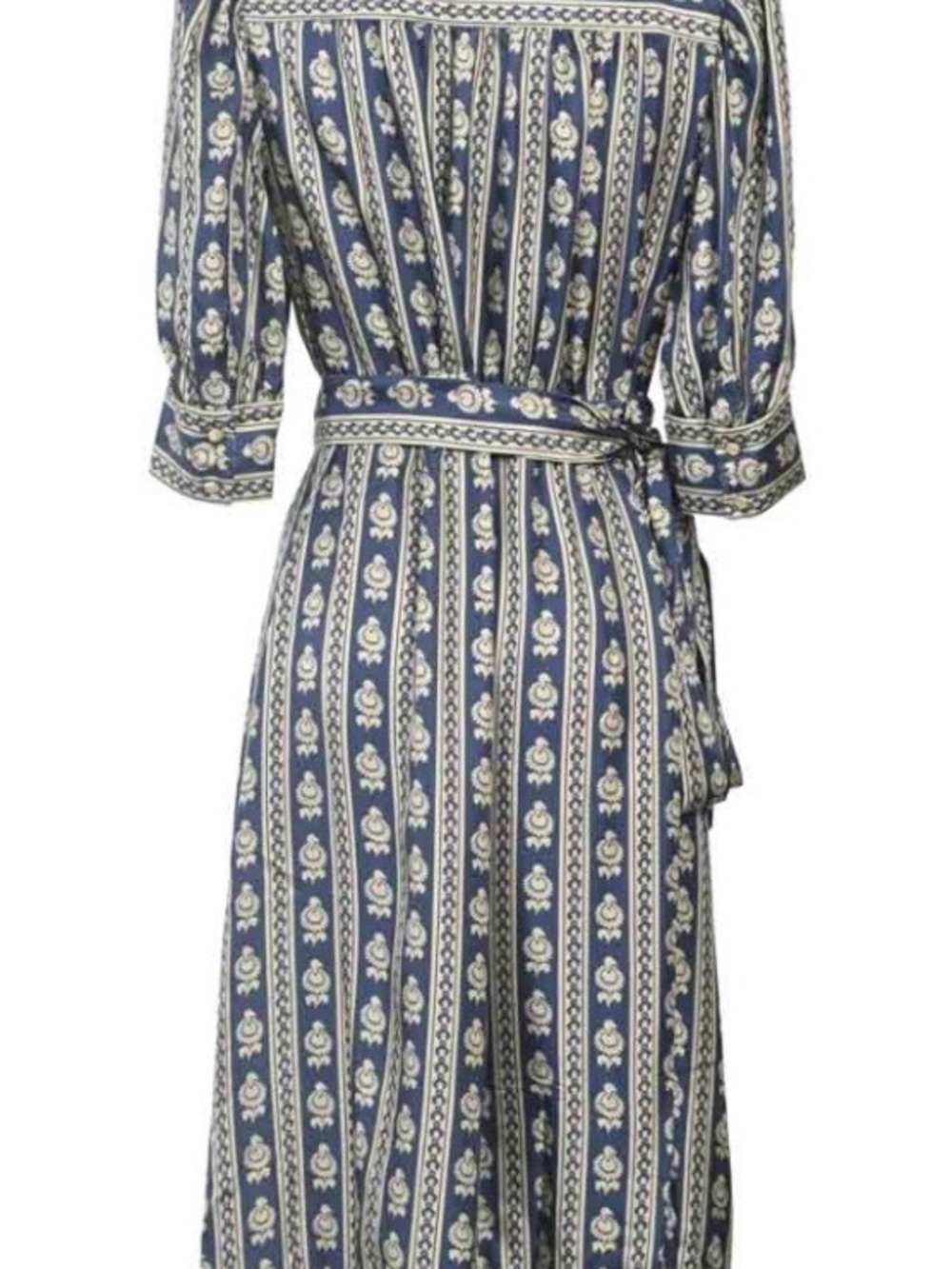 Sandro Enrika Silk Tie Waist Dress - Picture 2 of 5